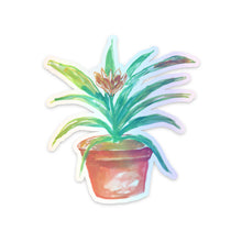 Load image into Gallery viewer, Bromeliad Plant Holographic Sticker
