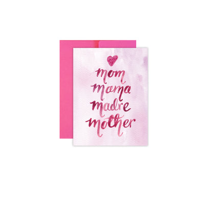 Names of Mom Card