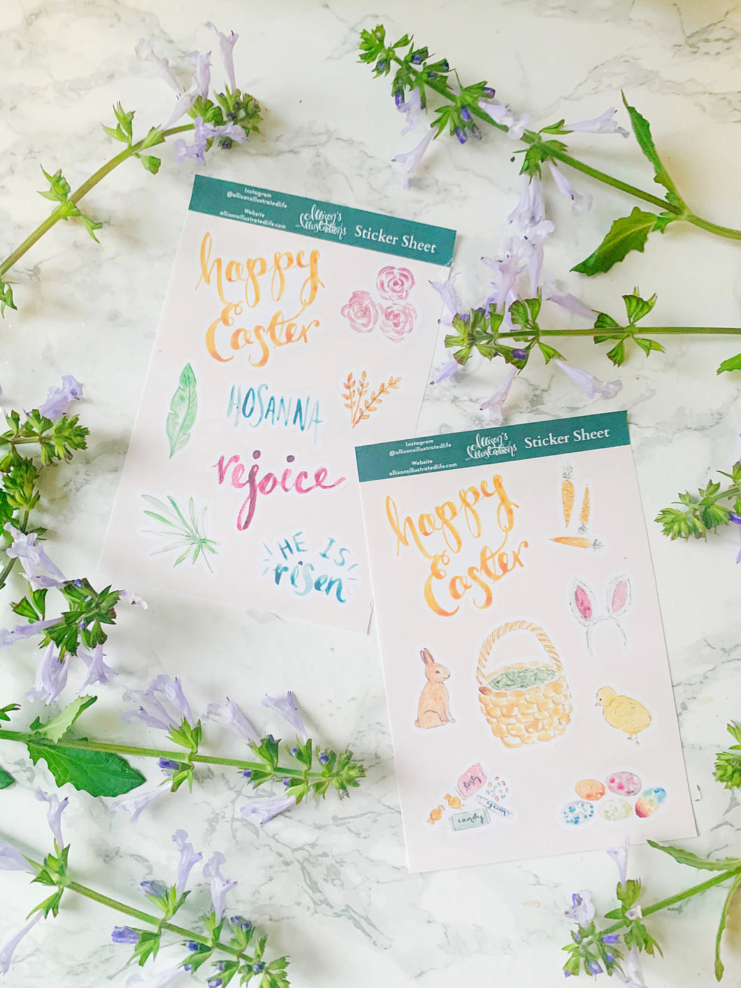 Easter Candy Sticker Sheet