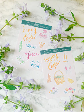 Easter Religious Sticker Sheet