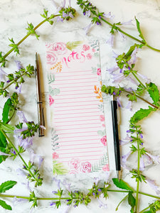 Tropical Rose Notepad