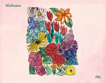 Load image into Gallery viewer, Floral State Puzzle