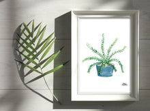 Load image into Gallery viewer, Watercolor Plant Print - Boston Fern