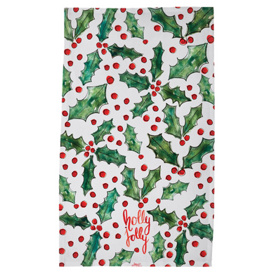 Holly Jolly Tea Towel