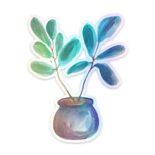 Load image into Gallery viewer, Fiddle Leaf Fig Plant Holographic Sticker