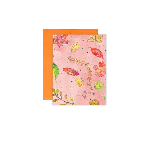 Autumn Leaves Card