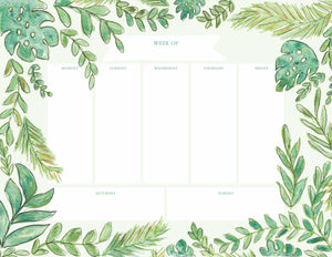 Weekly Planner Deskpad  Calendar Notepad