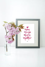 Load image into Gallery viewer, Names of Mom Art Print