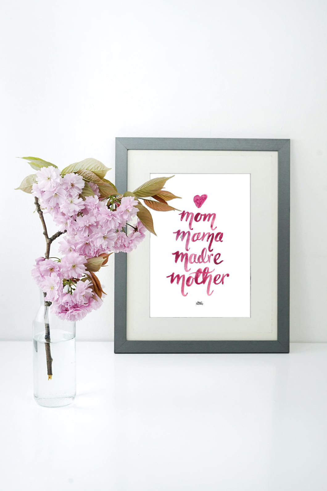 Names of Mom Art Print