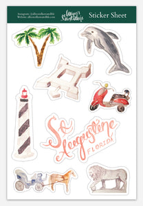Sticker Sheet - Saint Augustine