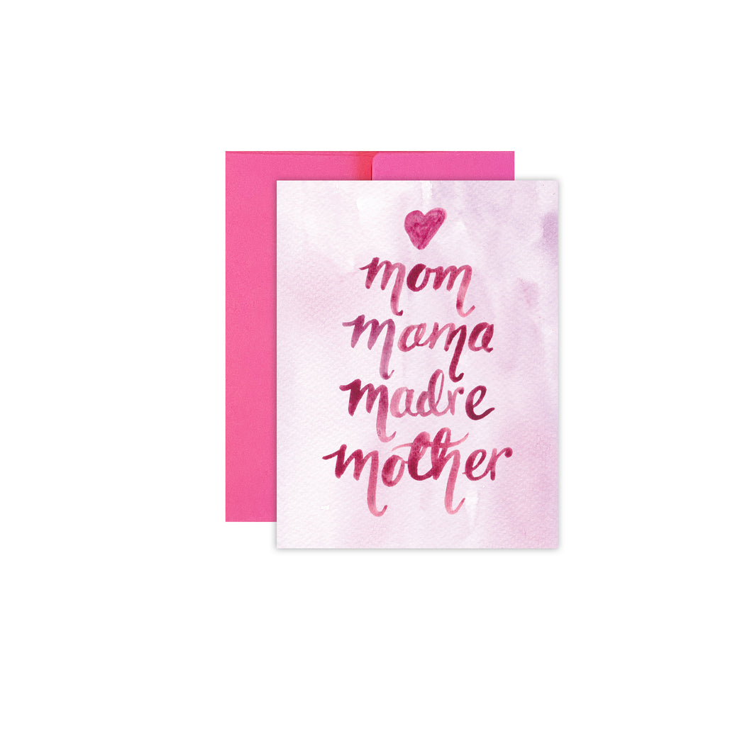 Names of Mom Card