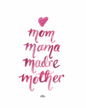Load image into Gallery viewer, Names of Mom Art Print