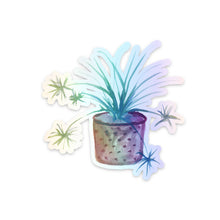 Load image into Gallery viewer, Spider Plant Holographic Sticker