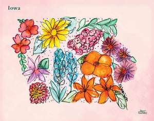 Floral State Puzzle