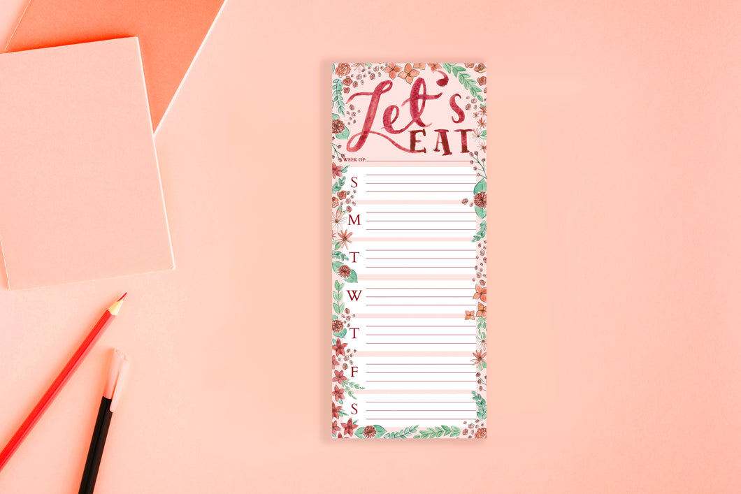 Let's Eat Notepad