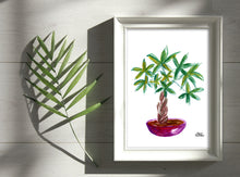 Load image into Gallery viewer, Watercolor Plant Print - Money Tree