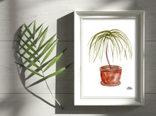 Load image into Gallery viewer, Watercolor Plant Print - Ponytail Palm