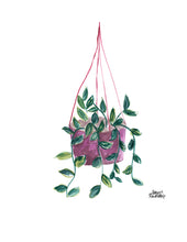 Load image into Gallery viewer, Watercolor Plant Print - Pothos