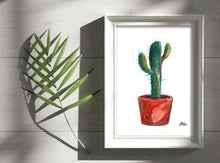 Load image into Gallery viewer, Watercolor Plant Print - Saguaro