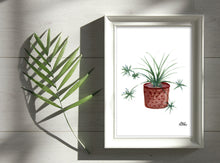 Load image into Gallery viewer, Watercolor Plant Print - Spider Plant