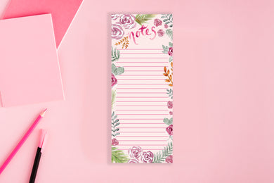 Tropical Rose Notepad